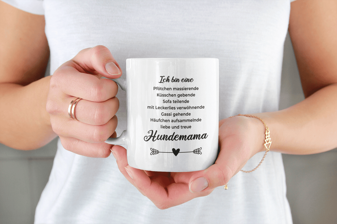 Hundemama - Tasse mit Spruch - Fellando