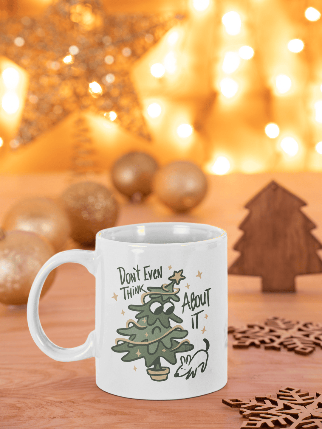 Don't think even - Tasse mit Spruch - Fellando