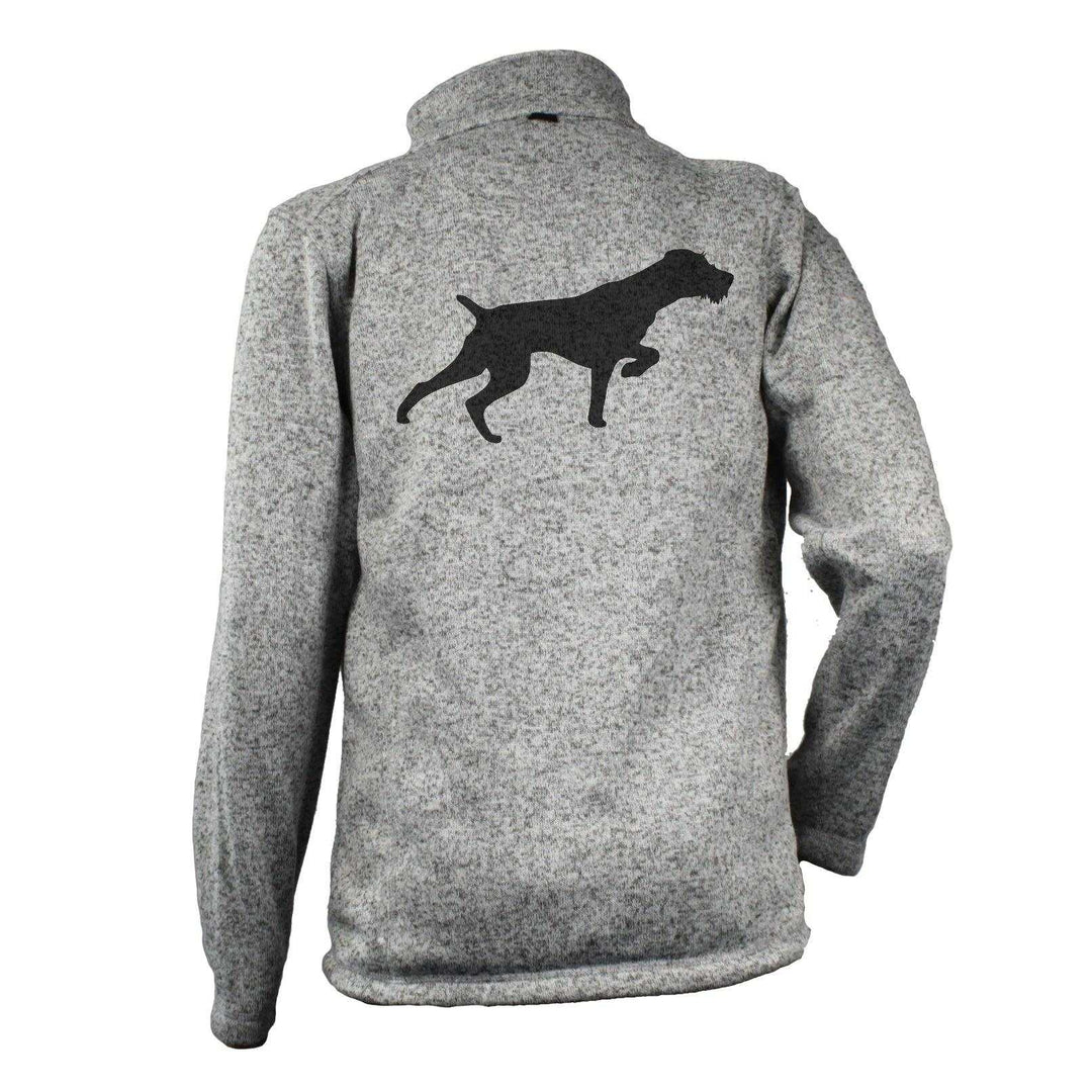 Drathaar - Strick-Fleecejacke