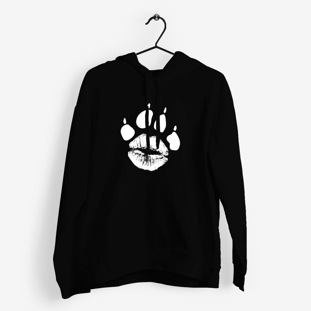 Hoodie - "Kiss the Dog" groß mit Kralle