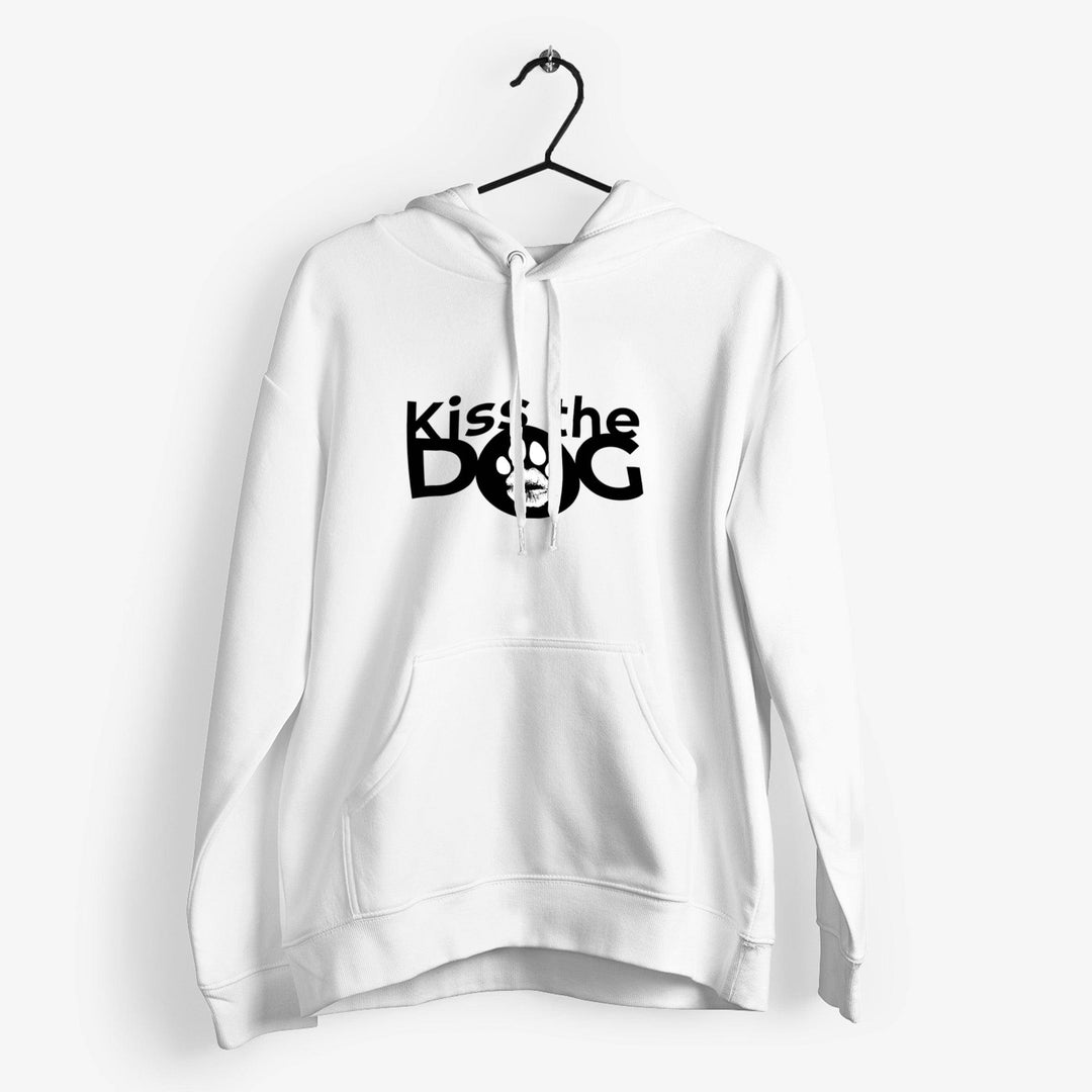Hoodie - "Kiss the Dog" Kussmund im "O" ohne Kralle