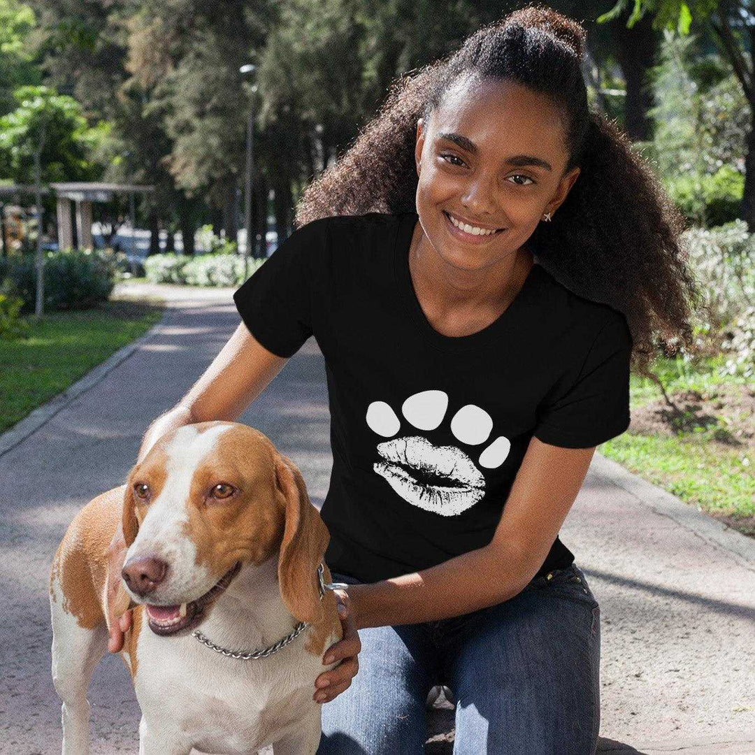 T-Shirt - "Kiss the Dog" groß ohne Kralle