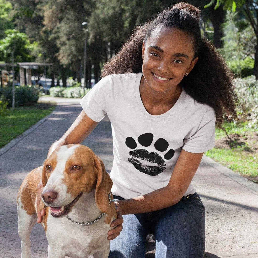 T-Shirt - "Kiss the Dog" groß ohne Kralle