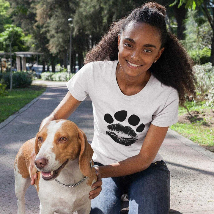 T-Shirt - "Kiss the Dog" groß ohne Kralle