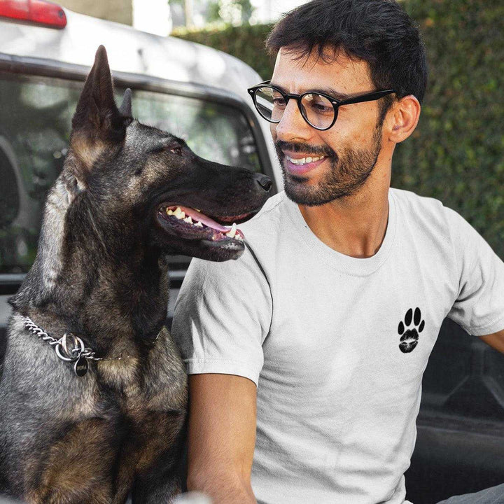 T-Shirt - "Kiss the Dog" Kussmund klein ohne Kralle
